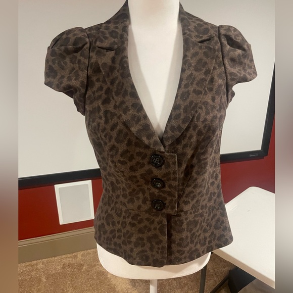 Rebecca Taylor. Size 10 leopard jacket. - Picture 1 of 12